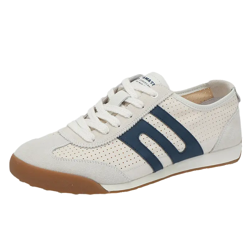Кроссовки мужские Lifestyle Shoes Men Low-Top Devanro, белый/зеленый — фото 3