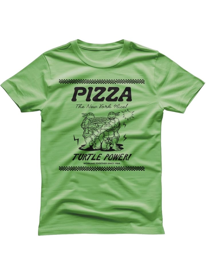 

Teenage Mutant Ninja Turtles Футболка "The New York Slice T-Shirt" зеленого цвета, Зеленый, Teenage Mutant Ninja Turtles Футболка "The New York Slice T-Shirt" зеленого цвета