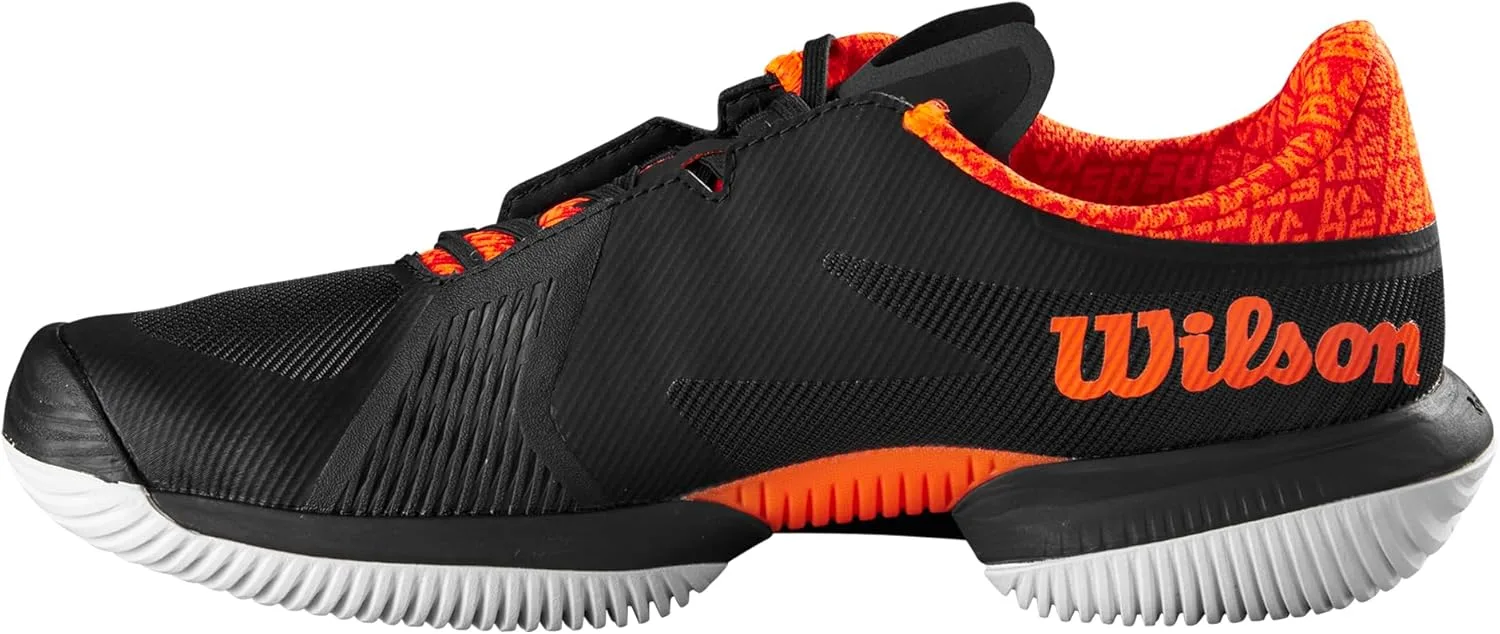 Мужские кроссовки Wilson KAOS Swift 1.5, черный/оранжевый — фото 4
