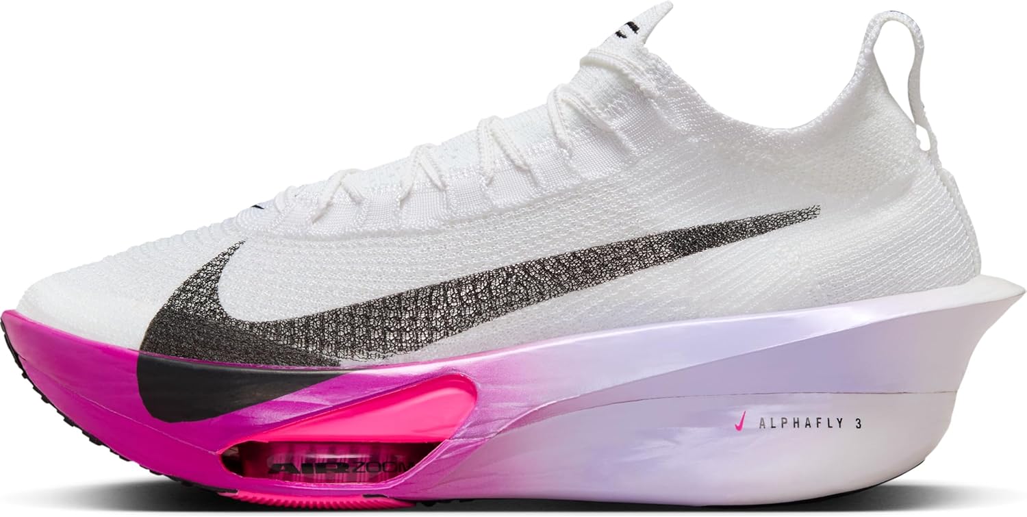 

Кроссовки для бега Nike для соревнований, мужские, дорожные, White Black Purple Agate Vivid Grape