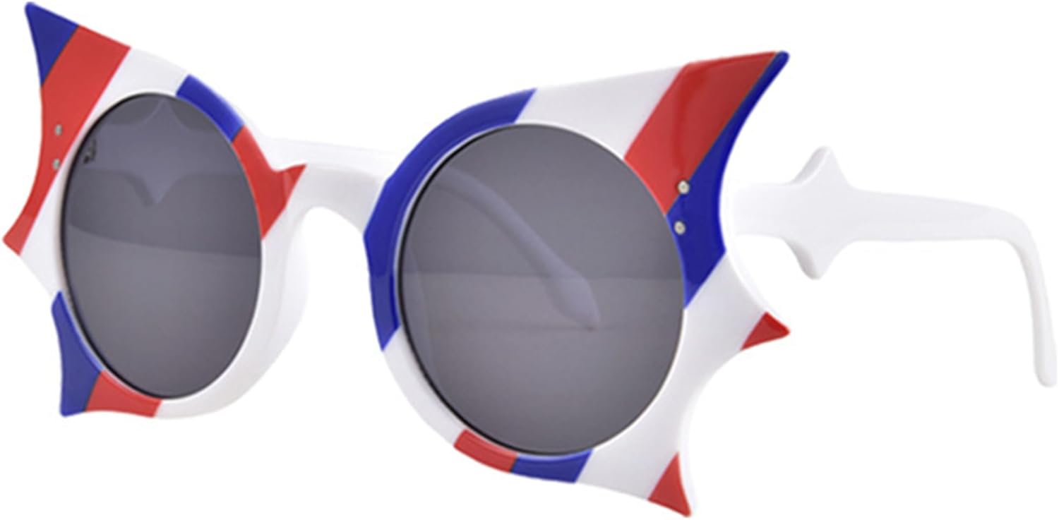 

bullabulling Женские и мужские солнцезащитные очки в форме летучей мыши, готические солнцезащитные очки, очки в форме бабочки, очки для Хэллоуина, вечеринки, косплея, C1