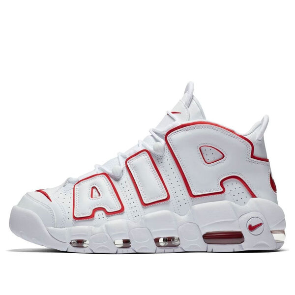 

Кроссовки air more uptempo 'white varsity red' 2021 Nike, красный