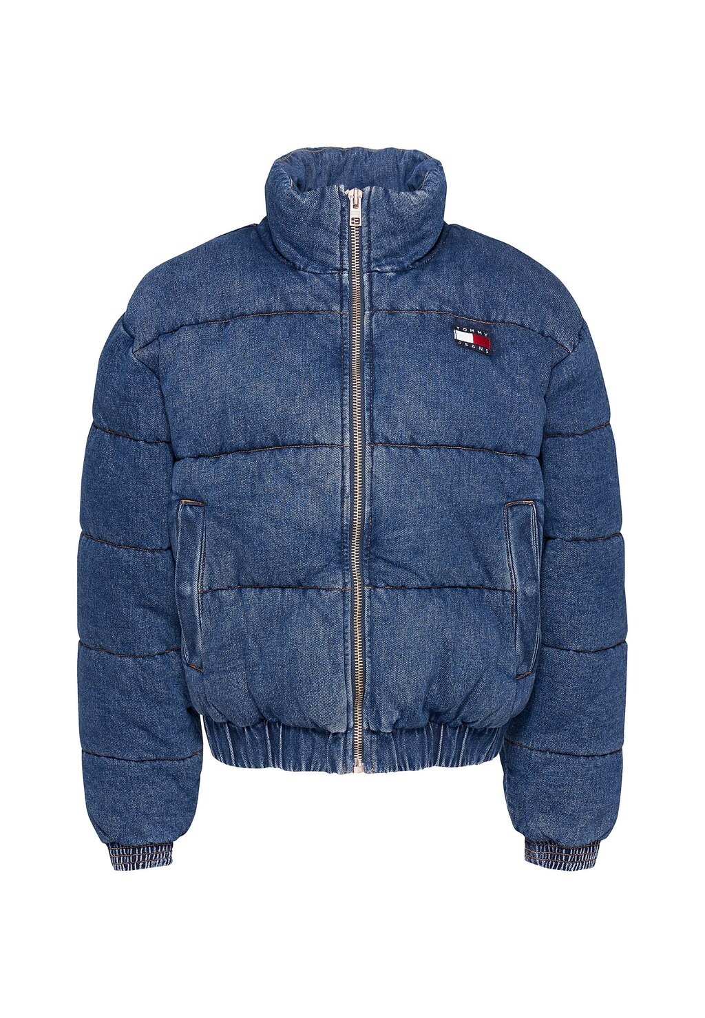 

Зимняя куртка Tommy Jeans, синий деним