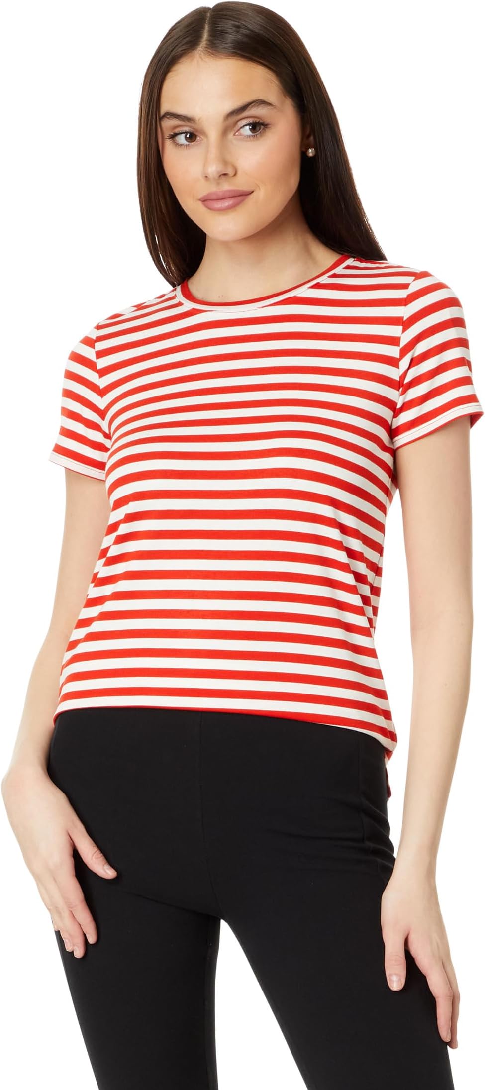 

Футболка Vince Camuto Yd Polished Knit Tee, цвет Tulip Red