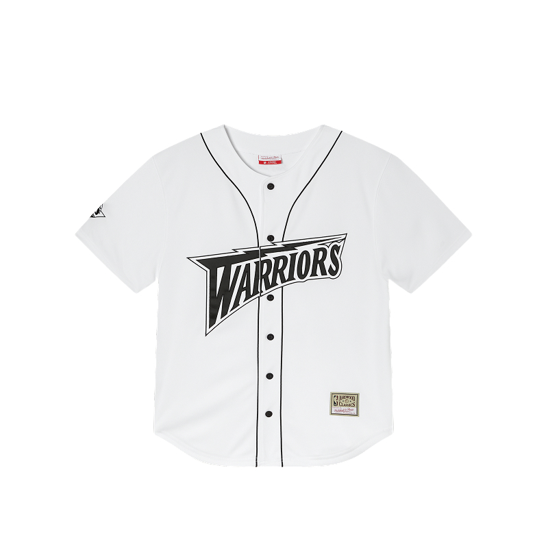 

Футболка Mitchell & Ness x NBA, унисекс Mitchell Ness, белый (золотоen state warriors)