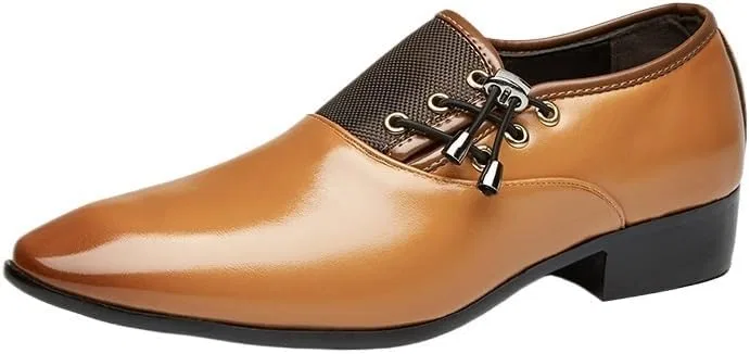 Туфли лоферы мужские Slip on Shoes, желтый UOPYNE