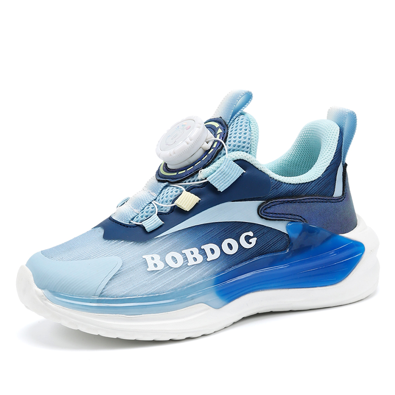 

Противоскользящие и износостойкие дышащие детские кроссовки для бега BOBDOG, синий