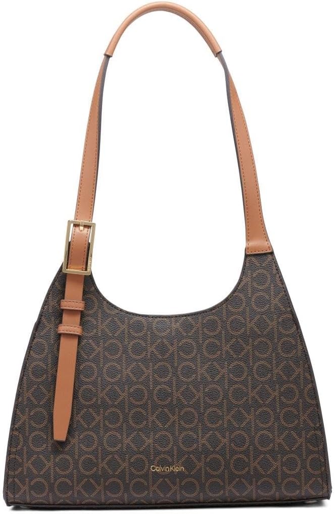 

Сумка-мессенджер Calvin Klein Quill с тремя отделениями, Brown/Khaki/Caramel