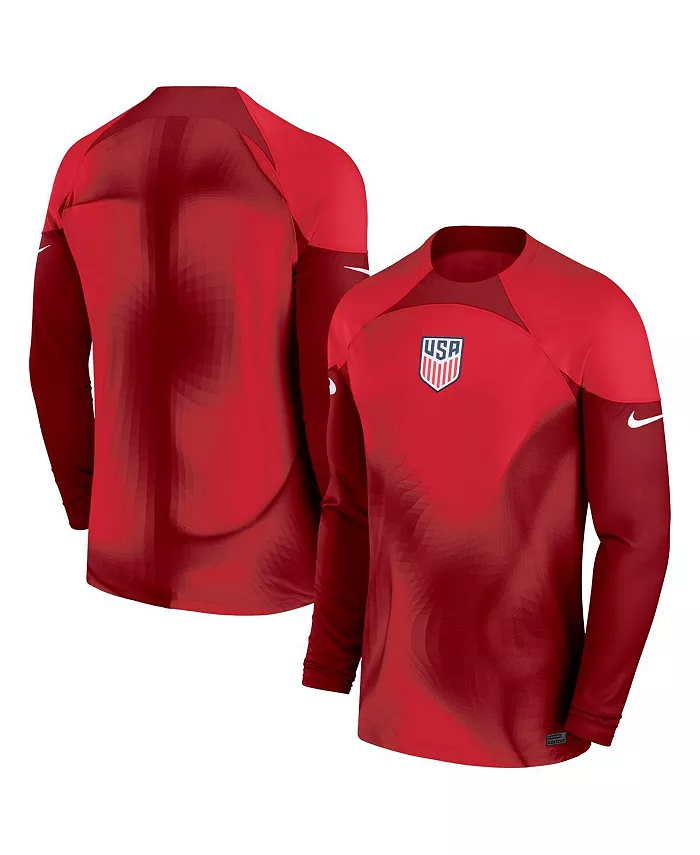 

Мужская бордовая вратарская футболка с длинным рукавом USMNT 2022/23 Replica Nike