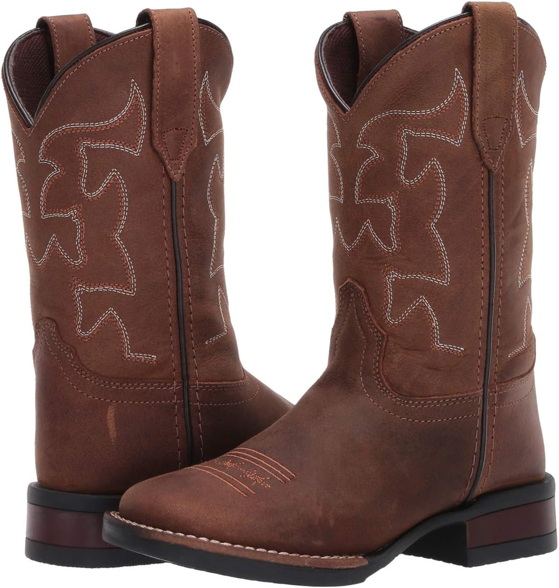 

Ботинки Roper Kids Cow Hide, Brown Crazy Horse Leather Vamp & Shaft