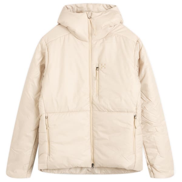 

Утепленная куртка с капюшоном, имитирующая Breeze Haglöfs, Chalk Beige