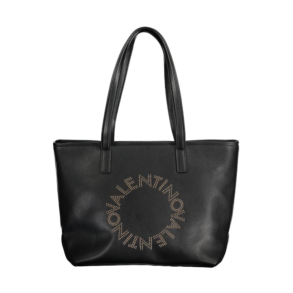 

Черная полиэтиленовая сумка Valentino Bags, черный