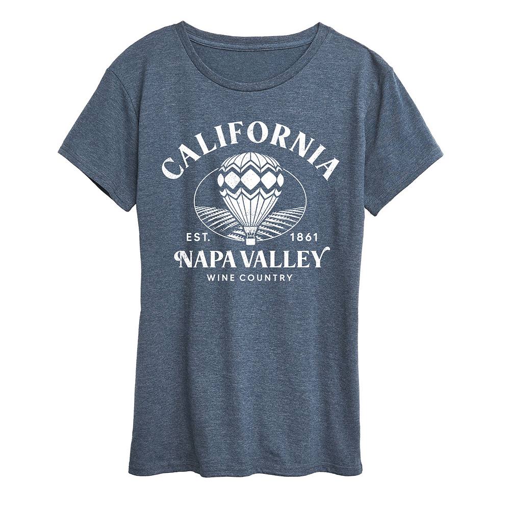 

Женская футболка с рисунком California Napa Valley Licensed Character, цвет Heather Blue