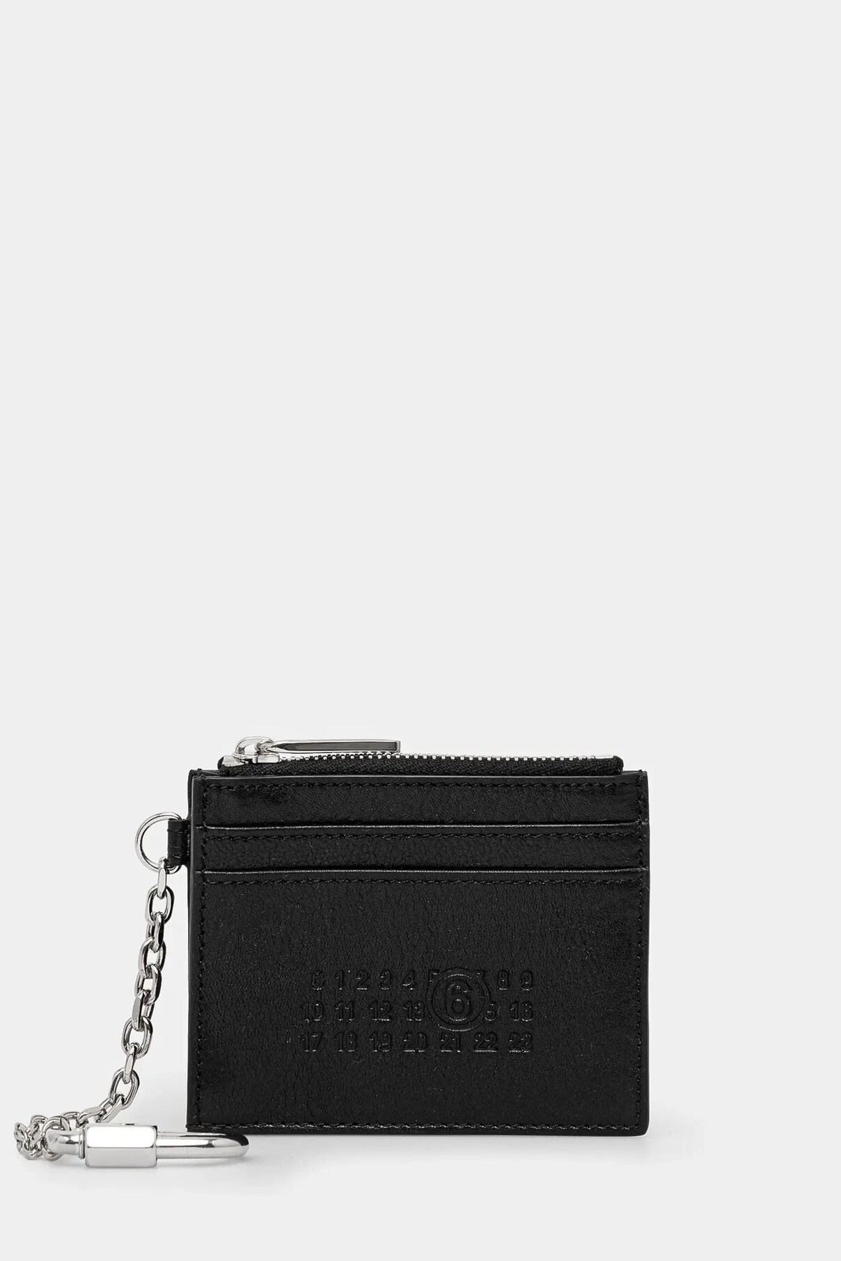 

Кожаный кошелек Mm6 Maison Margiela, черный