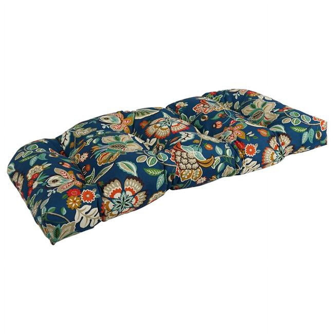 

Подушка для скамьи с U-образным рисунком Telfair Peacock KD Stone and Cabinet, синий