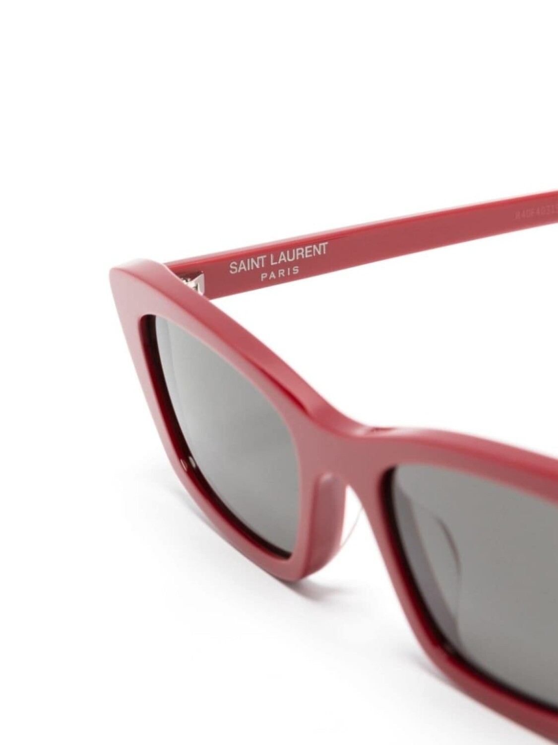 Saint Laurent Eyewear солнцезащитные очки «кошачий глаз» SL277, красный — фото 3