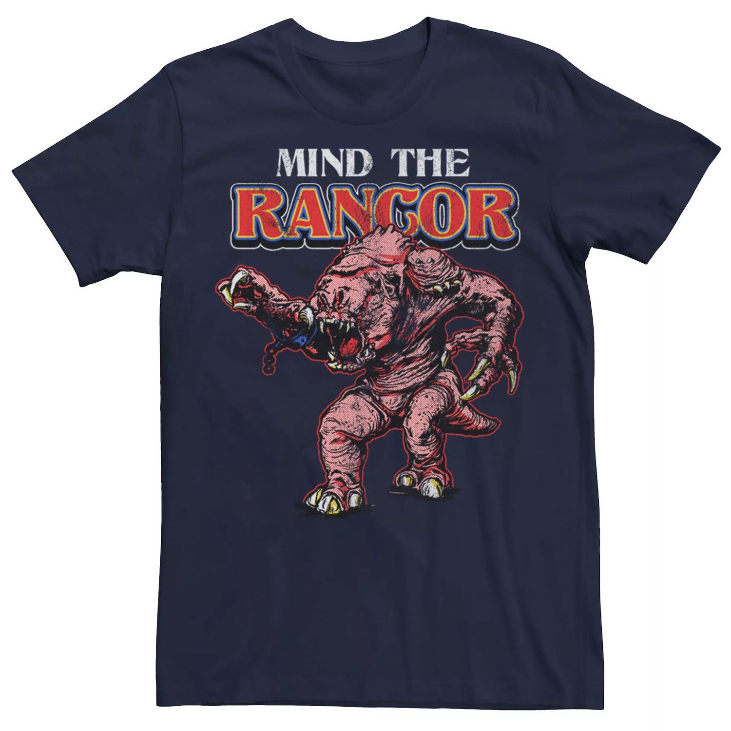 

Мужская футболка с портретом Star Wars Mind The Rancor Licensed Character, синий