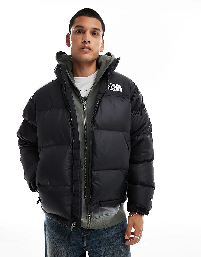 

Ретро-пуховик Nuptse черного цвета The North Face