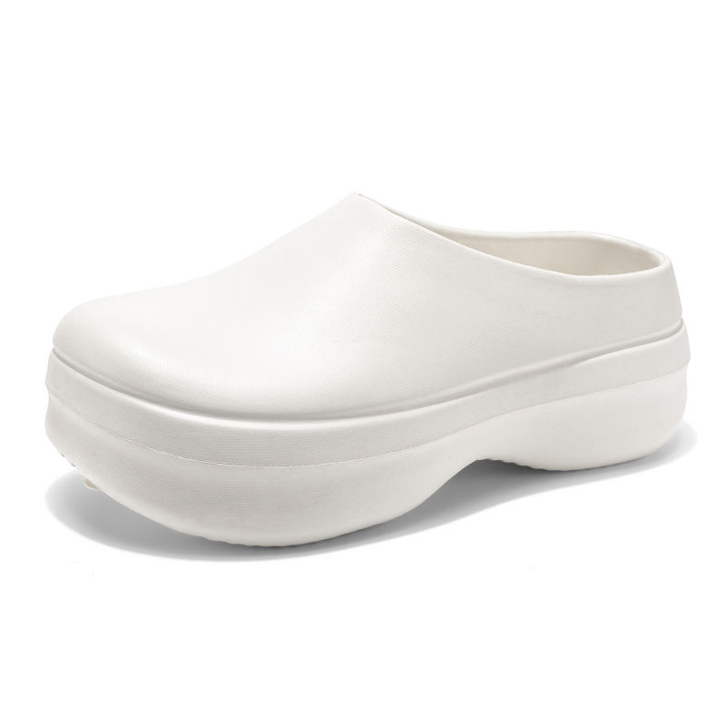 

KUPE Тихие устойчивые к истиранию закрытые тапочки унисекс белые, цвет White
