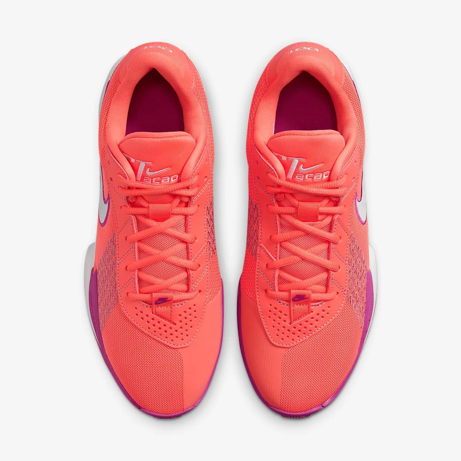 Баскетбольные кроссовки Nike GT Cut Academy FB2599, Ltwildmangowhite Hotfuchsia Plumdus — фото 4