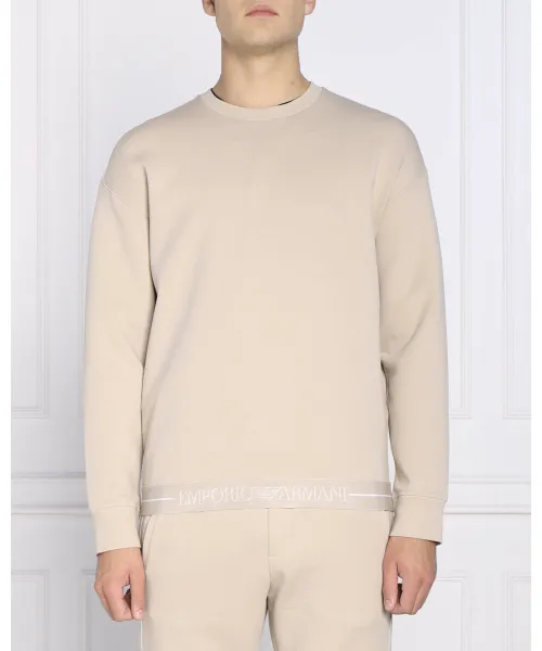 

Толстовка Regular fit Emporio Armani, бежевый