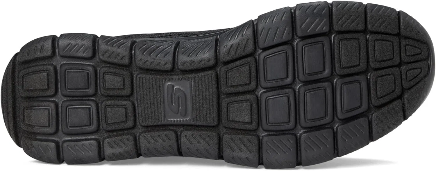 Мужские кроссовки Skechers TrackShoes, Black Mesh Synthetic — фото 4