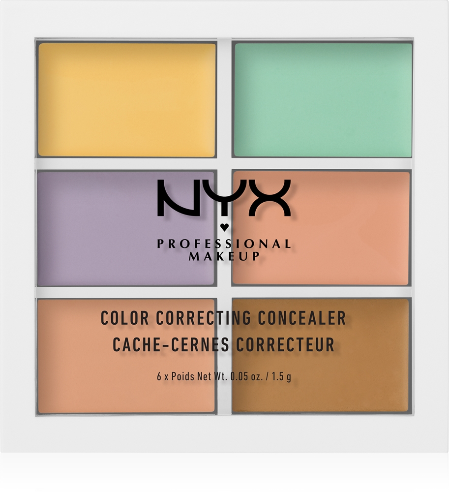 

Палитра для коррекции цвета Nyx Professional Makeup, atspalvis 04 6× 1,5 гр