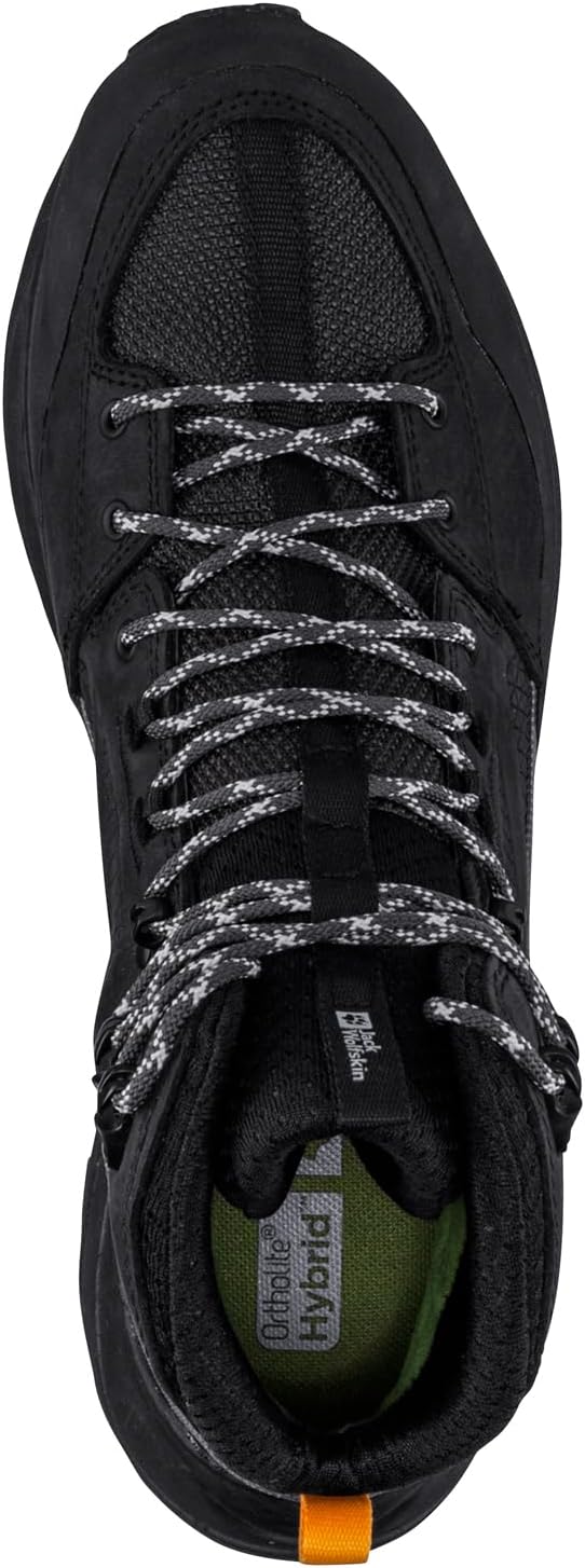 Мужские ботинки Jack Wolfskin Terraquest Texapore Mid M, черный — фото 3