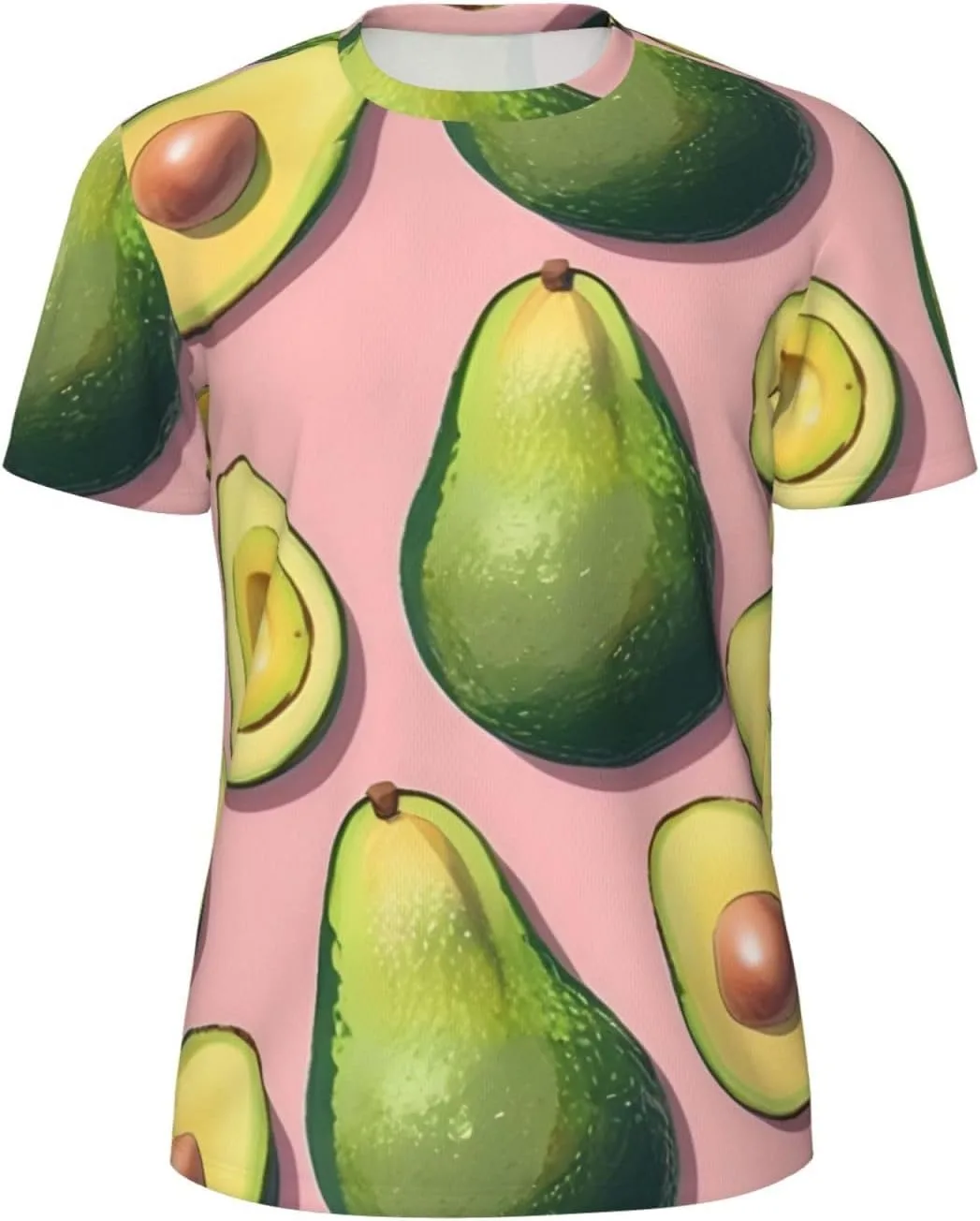 

Футболка мужская летняя с принтом Avocado, легкая и дышащая SDFHU