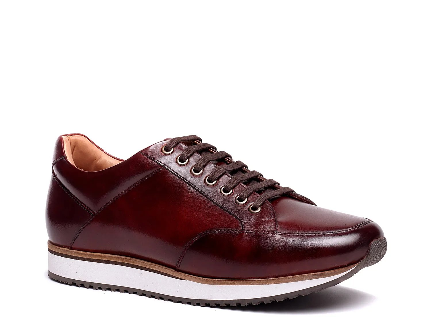 

Кроссовки A. Veer Brooklyn Sneaker, Burgundy Leather