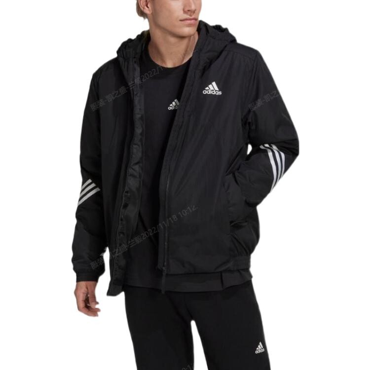 

Стеганая куртка мужская черная Adidas, черный