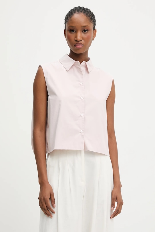 

Хлопковая блузка Answear.Lab, розовый