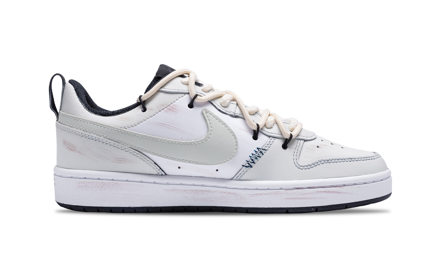 

Кроссовки Nike Court Borough Skateboard Shoes Women's Low-Top White, белый