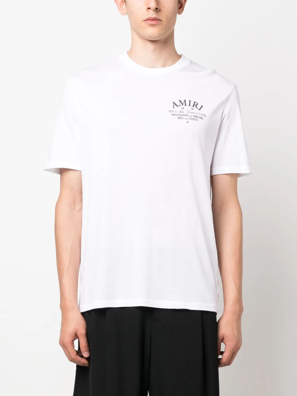 

Футболка с логотипом AMIRI, белый