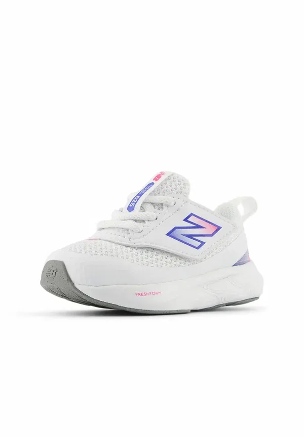 Детские кроссовки New Balance, бело-розовый — фото 2
