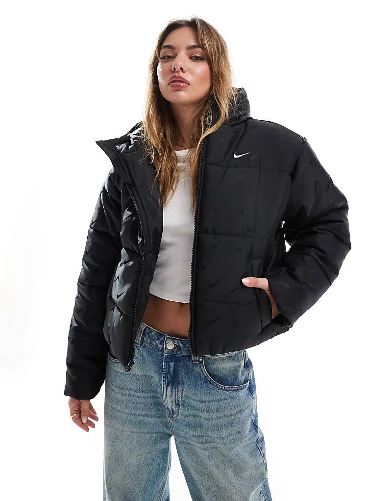 

Укороченная куртка-пуховик Essential черного цвета Nike
