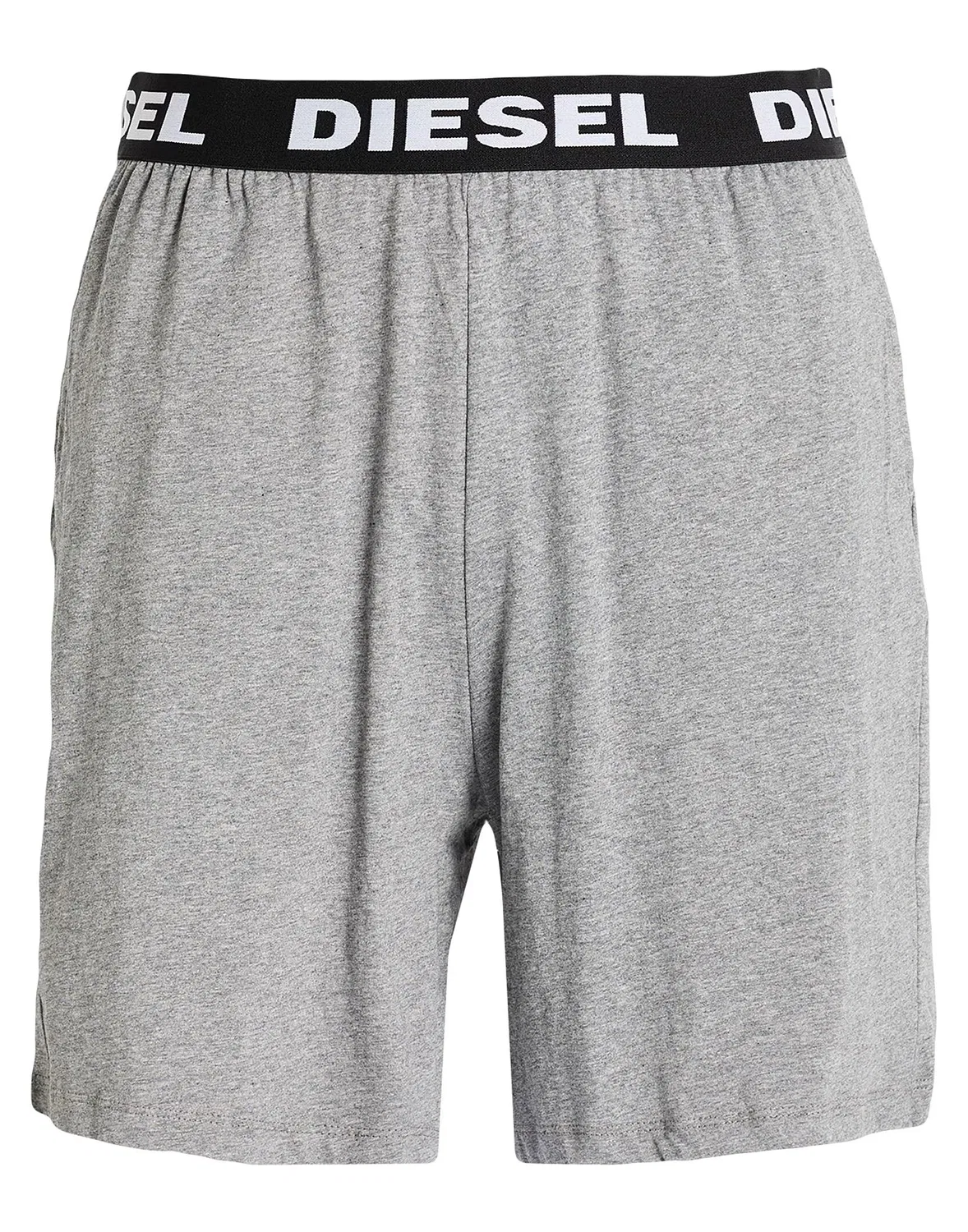 Пижамные штаны из джерси с логотипом бренда Diesel серые