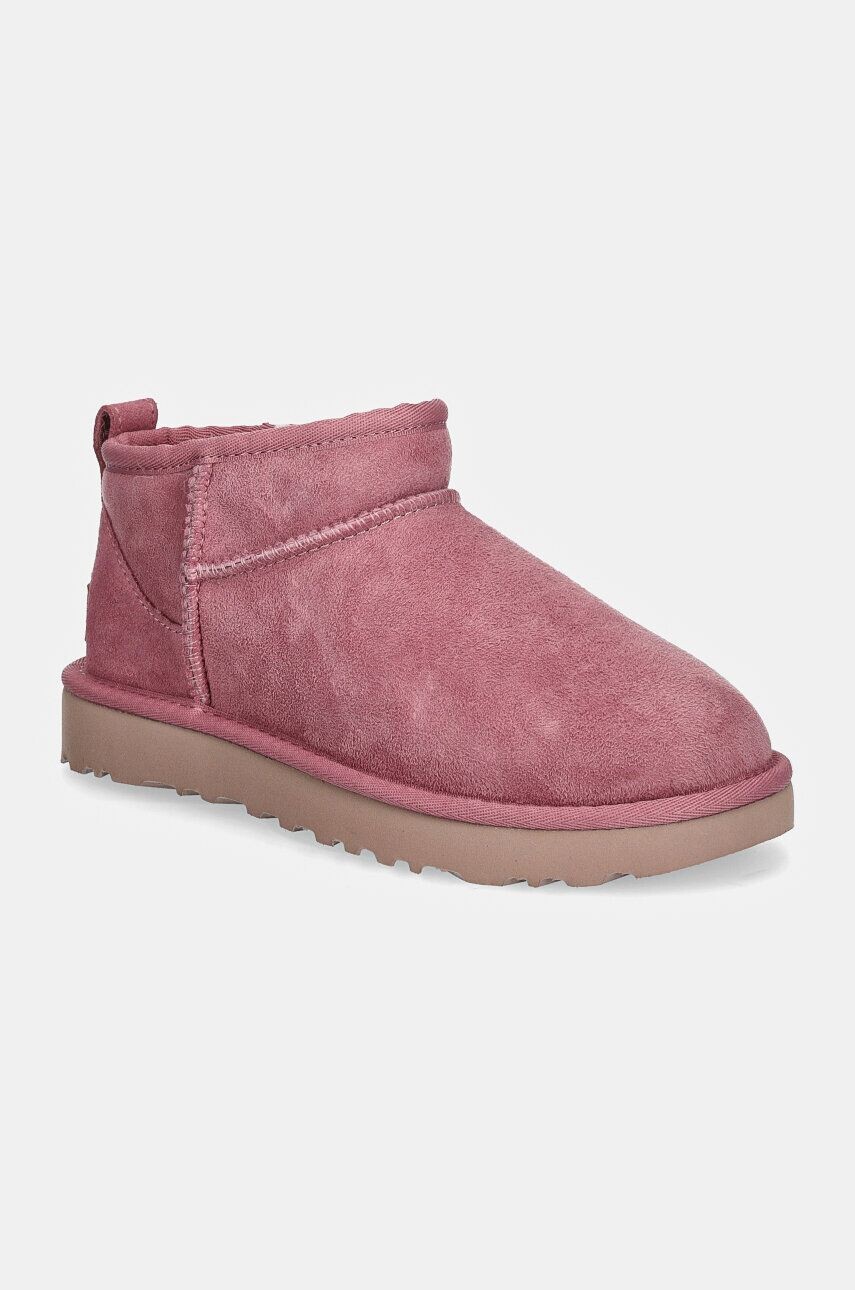 

Зимние ботинки UGG Classic Ultra Mini, розовый