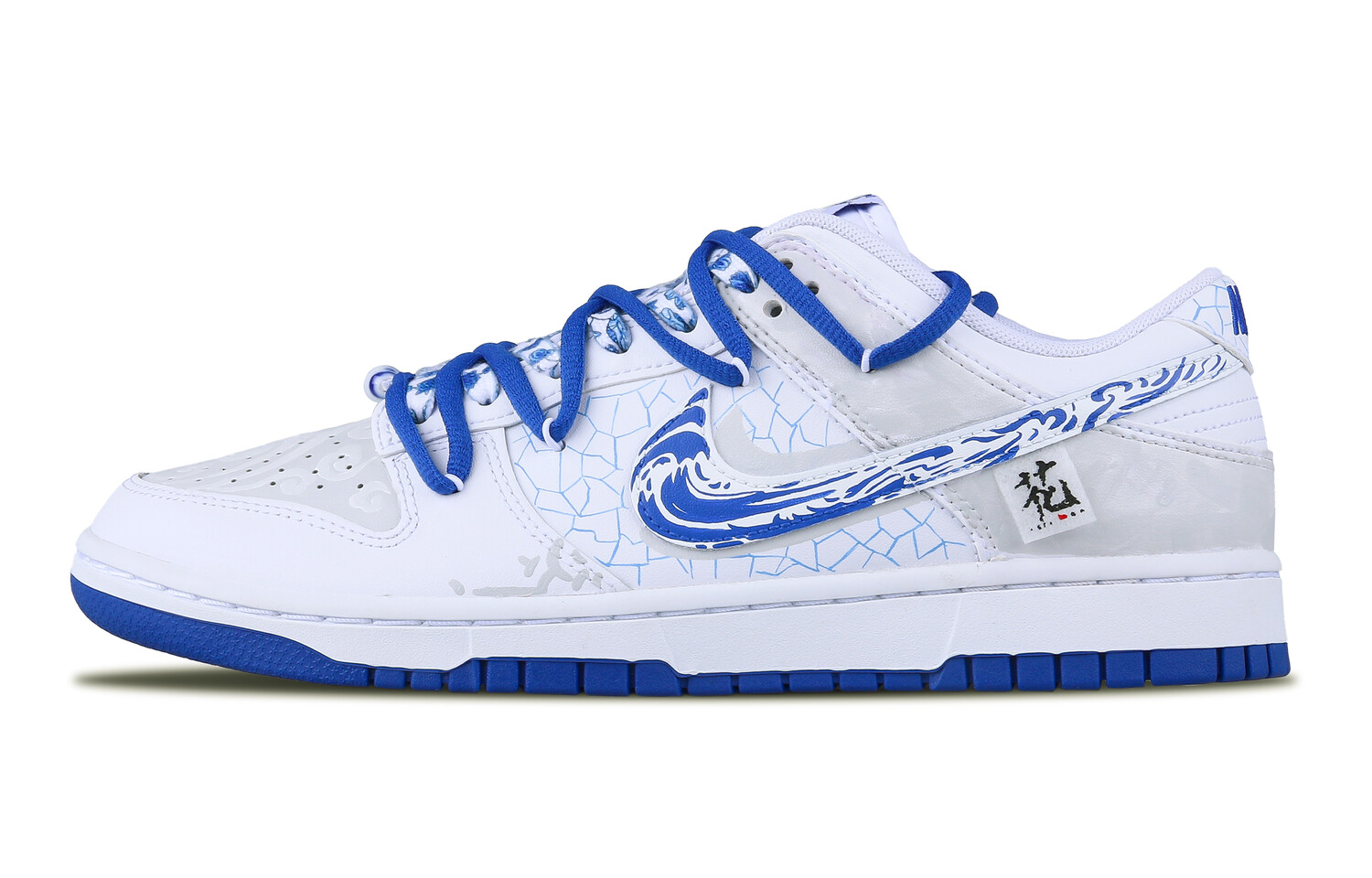 

Кроссовки Nike Dunk Skateboard Shoes Men Low-Top Blue White, Синий, Кроссовки Nike Dunk Skateboard Shoes Men Low-Top Blue White