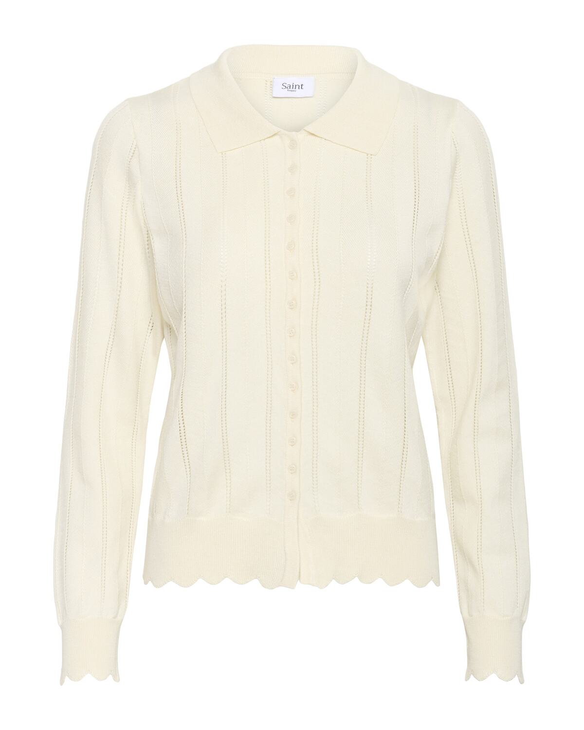 

SAINT TROPEZ Вязаный кардиган 'ObetteSZ' в цвете Cream
