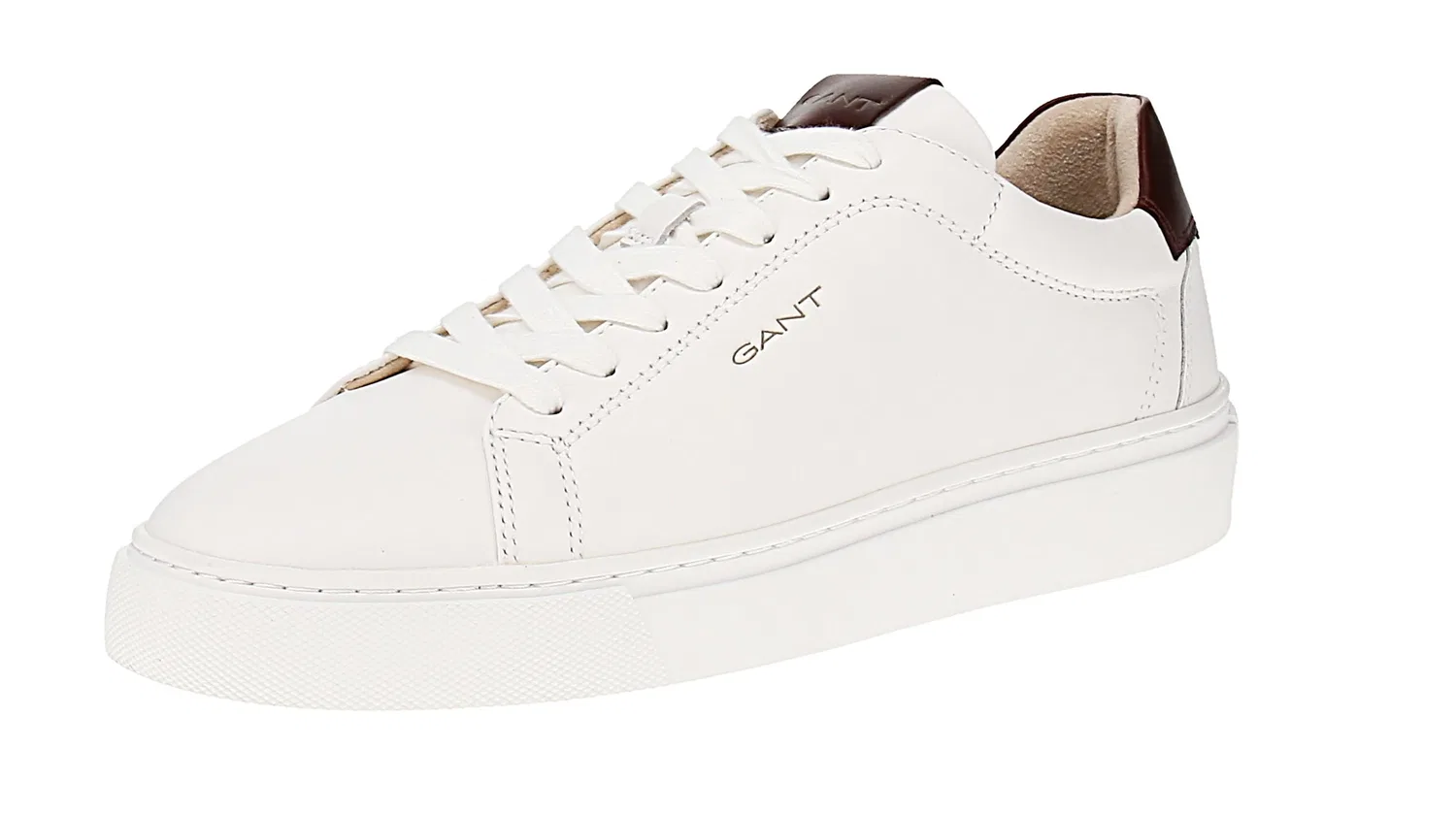 Кроссовки низкие из кожи Gant, белый