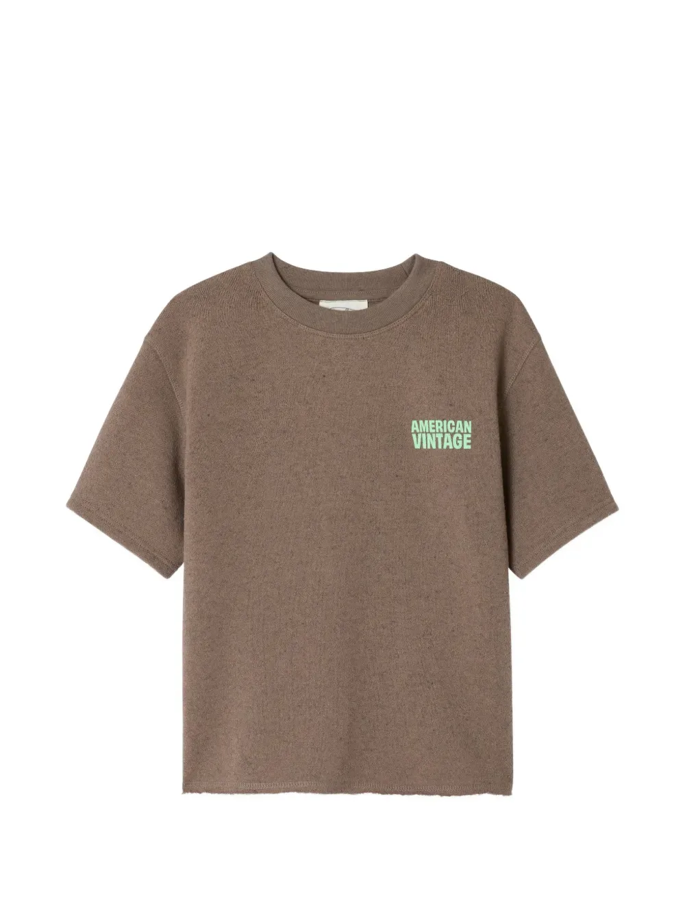 Футболка Evona с круглым вырезом American Vintage Kids, коричневый