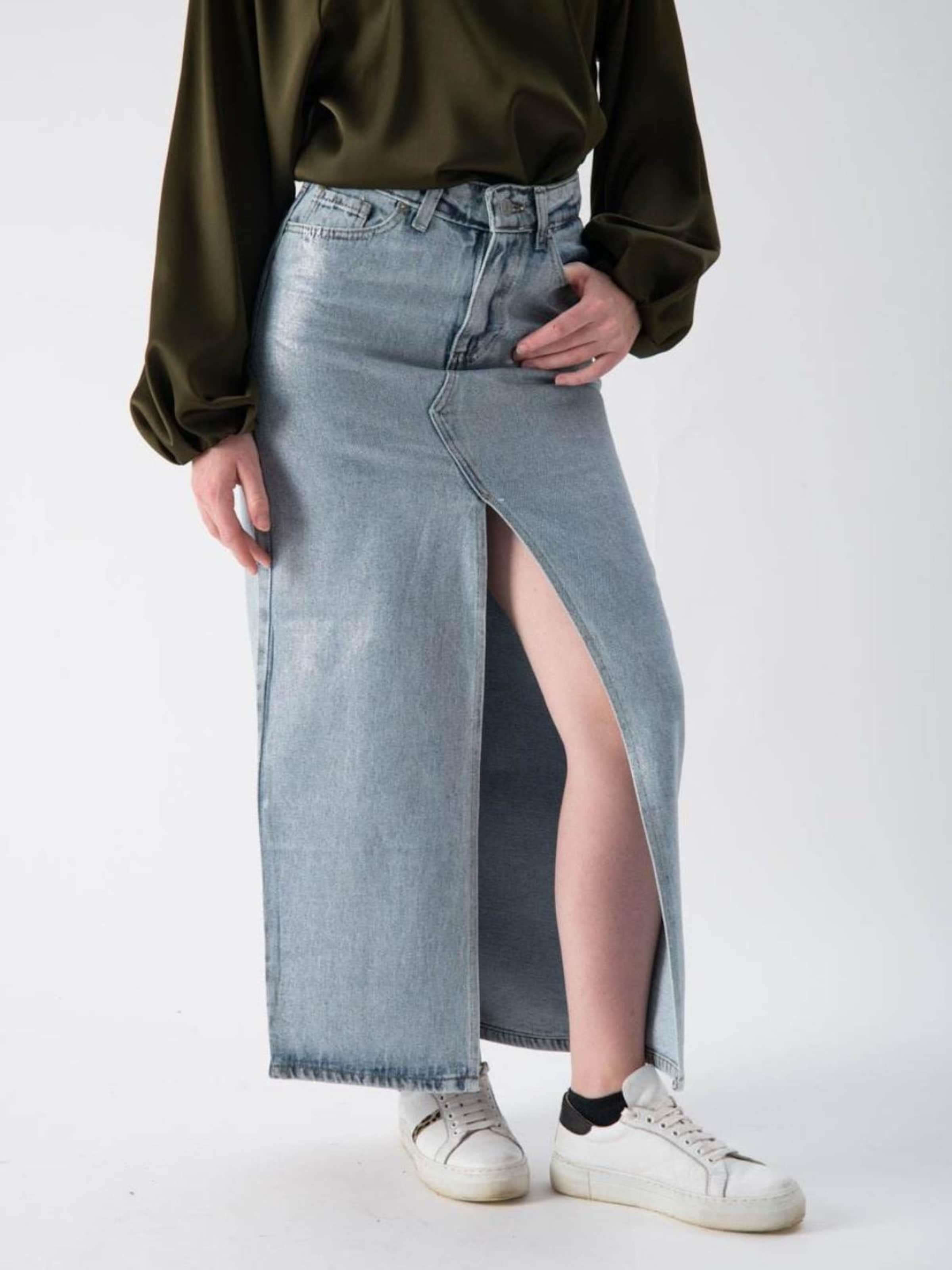 

MND Юбка в синем дениме