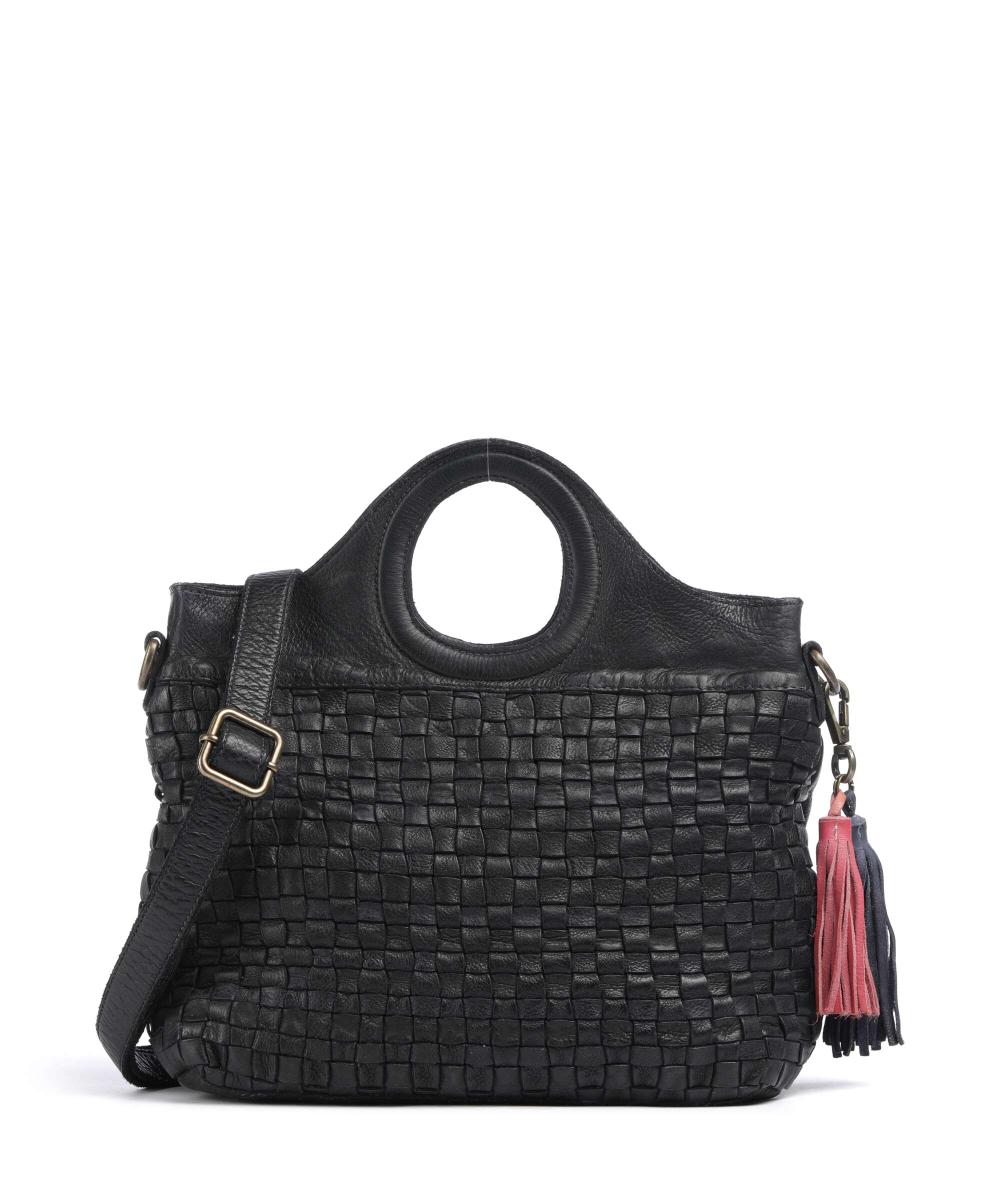 

Сумочка Venusweg 1 из зернистой коровьей кожи Taschendieb Wien, синий