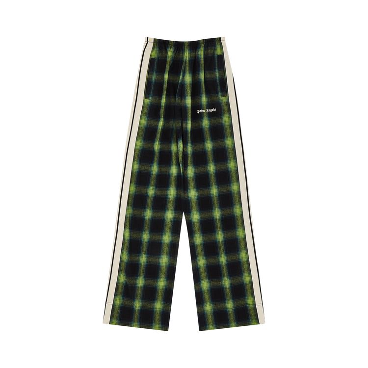 

Брюки Palm Angels Classic Logo Check Loose Pants Green/Off White, зеленый