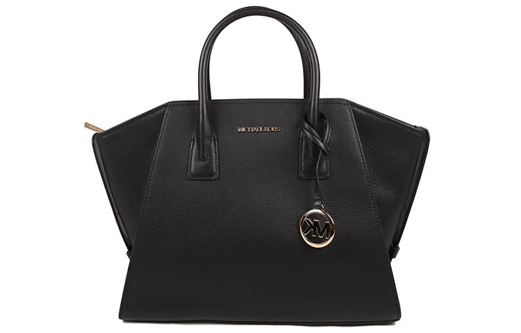 

MICHAEL KORS Коллекция Luggage Сумка через плечо из коровьей кожи, кроссбоди, одно плечо, большая женская сумка черная