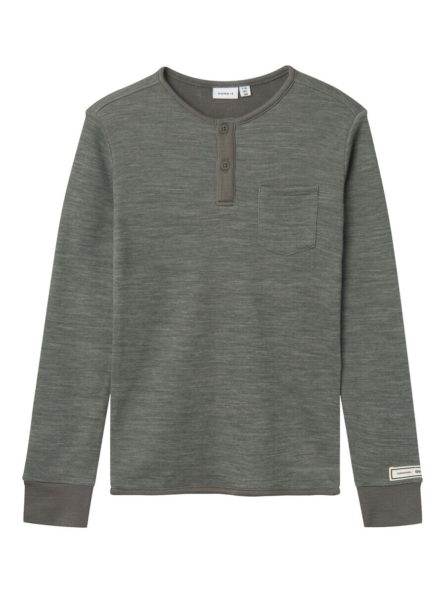 

Лонгслив NAME IT Shirt, темно-зеленый
