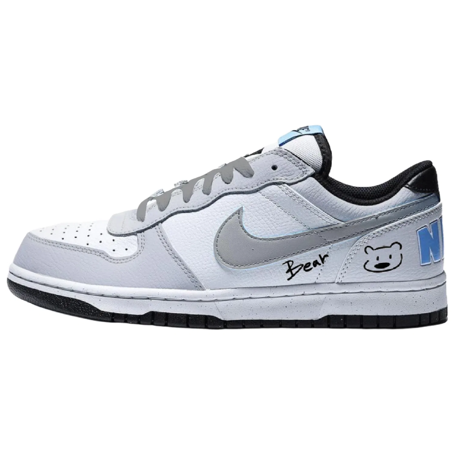 Кроссовки Nike Big Bubble Bear серо-белые