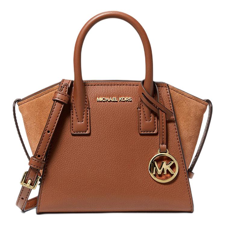 

Экстра маленькая кожаная и замшевая сумка-саквояж Avril MICHAEL KORS