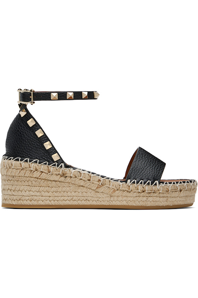 Босоножки Rockstud на платформе с открытым носком Valentino Garavani, мультиколор